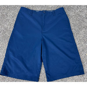 Mens Under Armour 16 " 20 Loose Navy Blue Performance Golf Shorts with 3 pockets